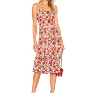 Lovers + Friends Under the Stars Midi Dress Size Small